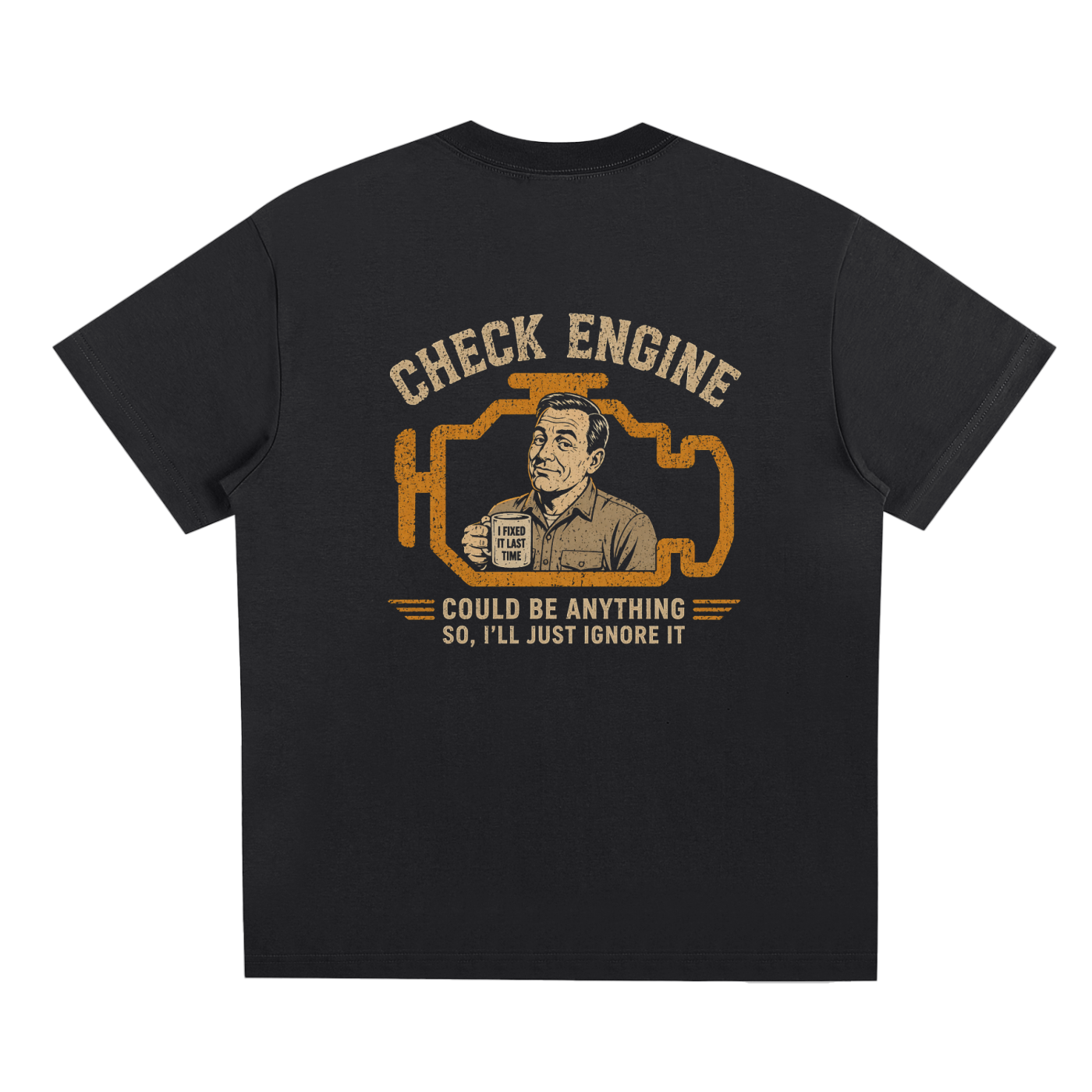 Check Engine Dad Lore T-shirt